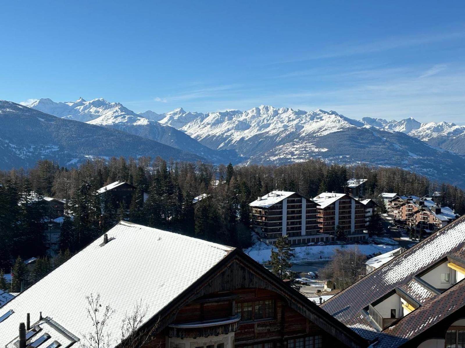 L'Eperon Center Crans Wonderful View Apartment Exterior photo